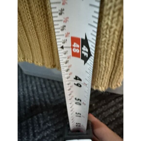 Cult Gaia Jammy Knit Dress Sand Beige XS/S Ribbed Maxi Cutout Ring Ribbed - Picture 13 of 15